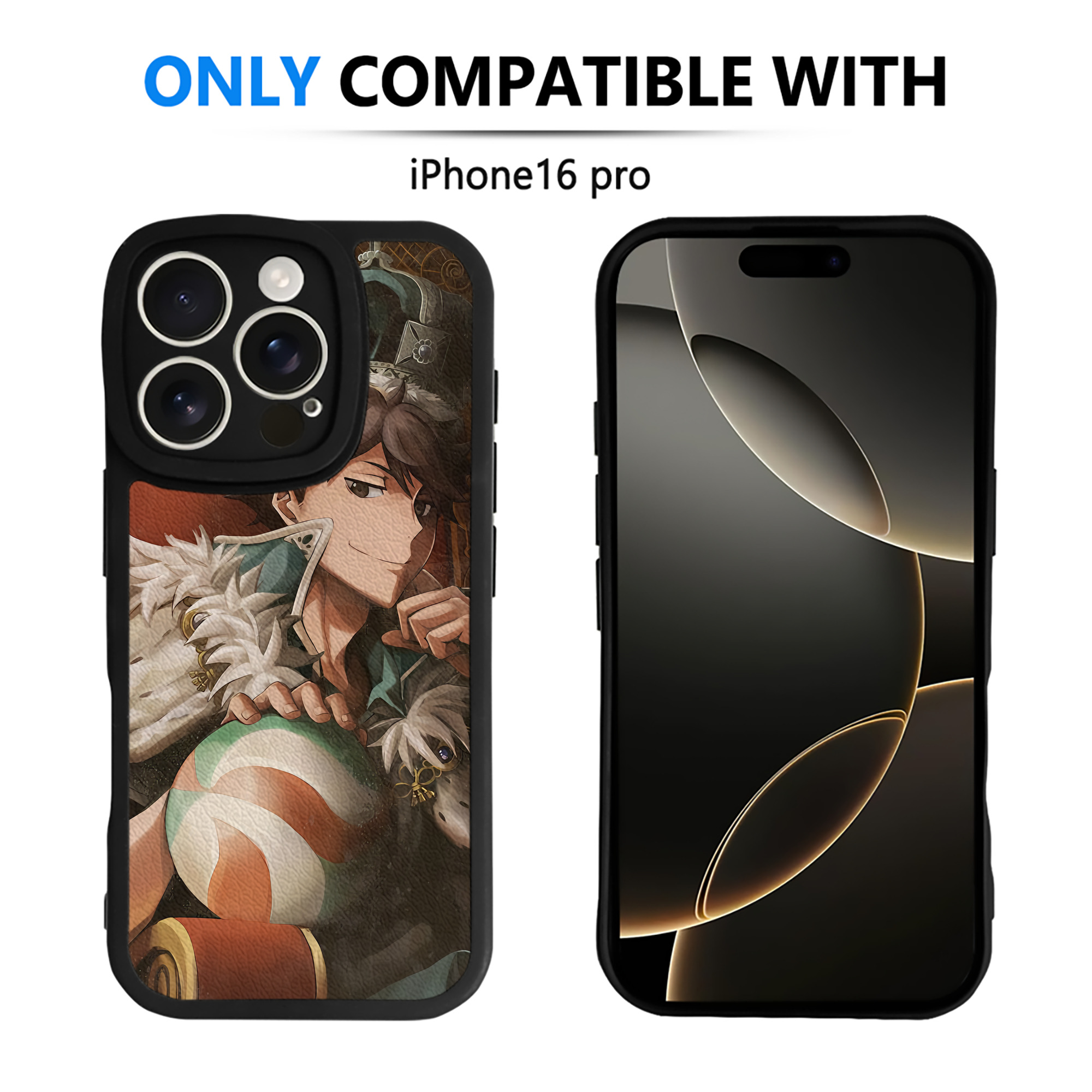 （画像用） ハイキュー!! Haikyu!! 【iPhone 16シリーズ対応】シリコンスマホケース（レザー調） 材質：シリコン